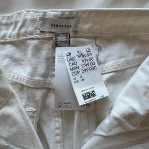 H&M Edition Classic White Denim